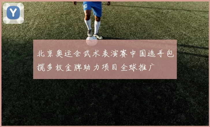 北京奥运会武术表演赛中国选手包揽多枚金牌助力项目全球推广